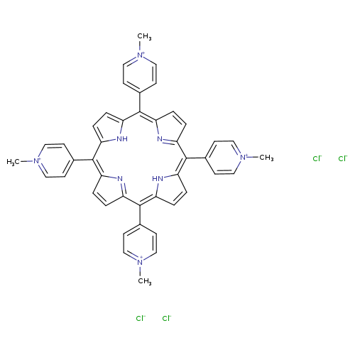 C[n+]1ccc(cc1)/C/1=C/2C=CC(=N2)/C(=c2/cc/c(=C(/C3=N/C(=C(c4[nH]c1cc4)/c1cc[n+](cc1)C)/C=C3)c1cc[n+](cc1)C)/[nH]2)/c1cc[n+](cc1)C.[Cl-].[Cl-].[Cl-].[Cl-]