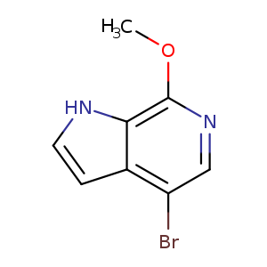 COc1ncc(c2c1[nH]cc2)Br