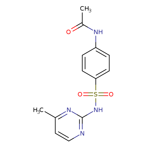 CC(=O)Nc1ccc(cc1)S(=O)(=O)Nc1nccc(n1)C