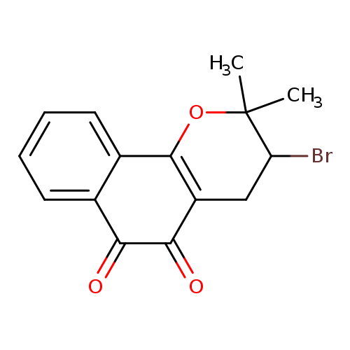 O=C1C2=C(OC(C(C2)Br)(C)C)c2c(C1=O)cccc2