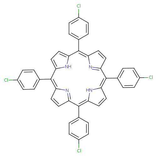 Clc1ccc(cc1)C1=C2C=CC(=N2)C(=c2ccc(=C(C3=NC(=C(c4[nH]c1cc4)c1ccc(cc1)Cl)C=C3)c1ccc(cc1)Cl)[nH]2)c1ccc(cc1)Cl