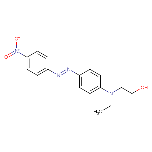 OCCN(c1ccc(cc1)/N=N/c1ccc(cc1)[N+](=O)[O-])CC