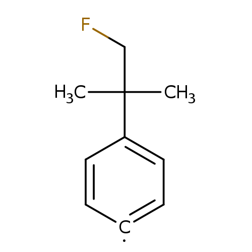 FCC(c1cc[c]cc1)(C)C