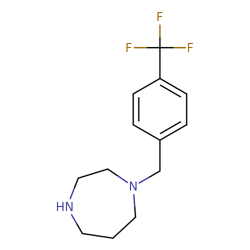 FC(c1ccc(cc1)CN1CCNCCC1)(F)F