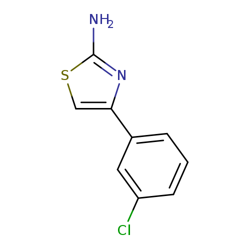 Clc1cccc(c1)c1csc(n1)N