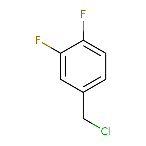 ClCc1ccc(c(c1)F)F