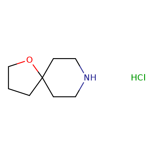 N1CCC2(CC1)CCCO2.Cl