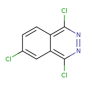 Clc1ccc2c(c1)c(Cl)nnc2Cl