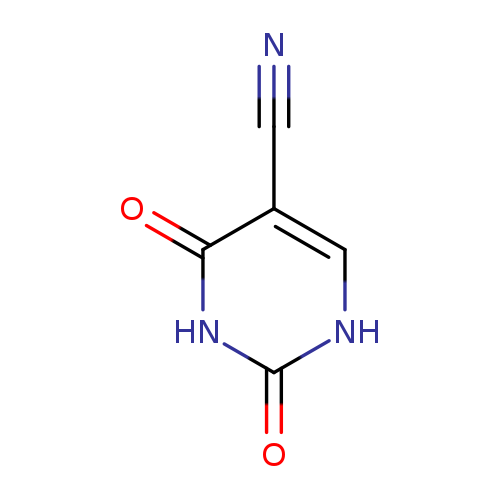 N#Cc1c[nH]c(=O)[nH]c1=O