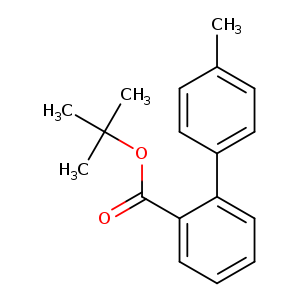 Cc1ccc(cc1)c1ccccc1C(=O)OC(C)(C)C