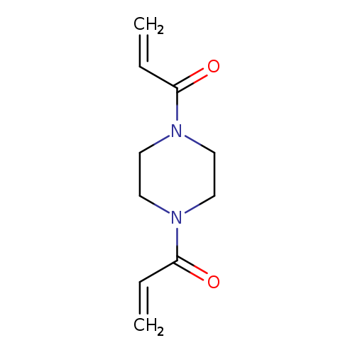 C=CC(=O)N1CCN(CC1)C(=O)C=C