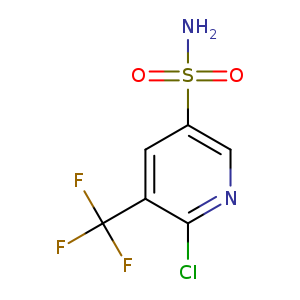 Clc1ncc(cc1C(F)(F)F)S(=O)(=O)N