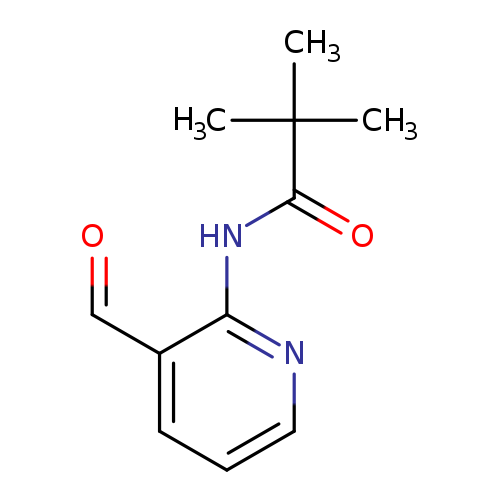 O=Cc1cccnc1NC(=O)C(C)(C)C