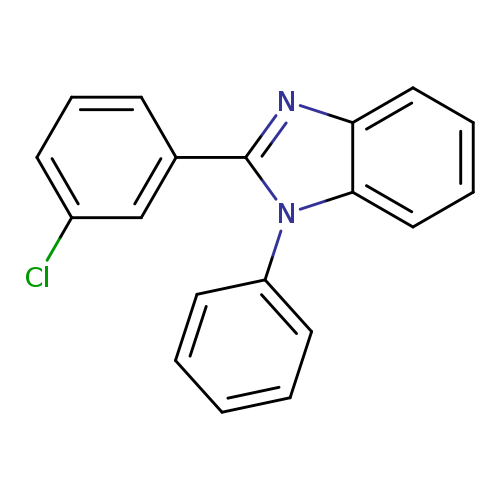 Clc1cccc(c1)c1nc2c(n1c1ccccc1)cccc2