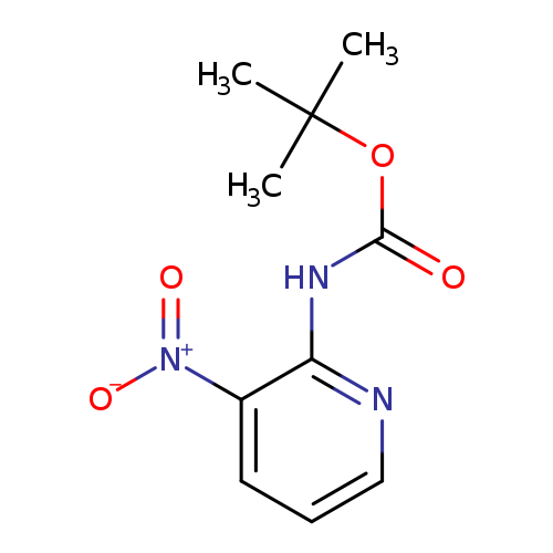 O=C(OC(C)(C)C)Nc1ncccc1[N+](=O)[O-]