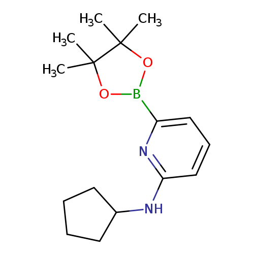 CC1(C)OB(OC1(C)C)c1cccc(n1)NC1CCCC1