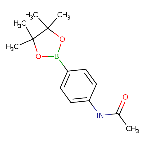 CC(=O)Nc1ccc(cc1)B1OC(C(O1)(C)C)(C)C