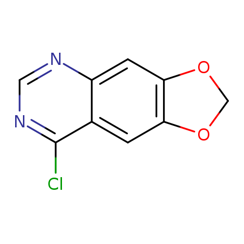 Clc1ncnc2c1cc1OCOc1c2