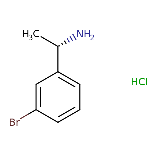 Brc1cccc(c1)[C@@H](N)C.Cl