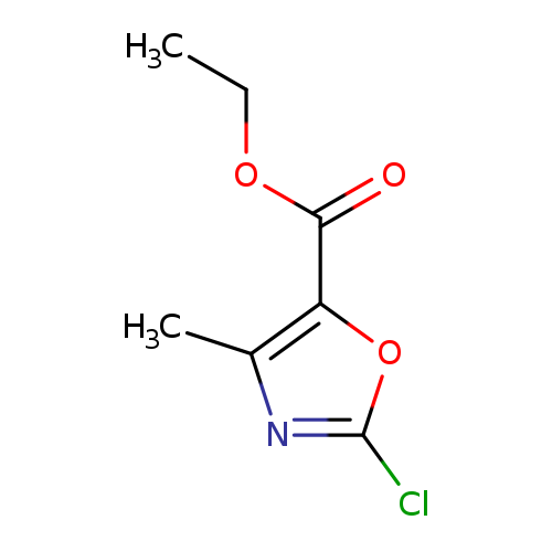 Cc1nc(oc1C(=O)OCC)Cl