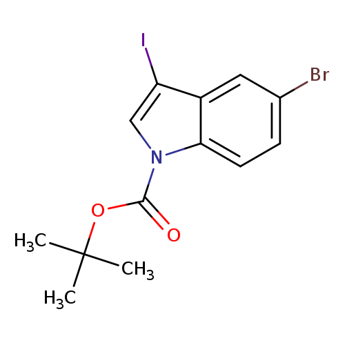 Brc1ccc2c(c1)c(I)cn2C(=O)OC(C)(C)C