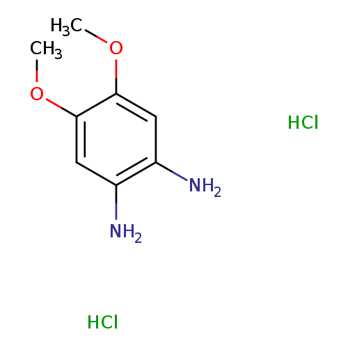 COc1cc(N)c(cc1OC)N.Cl.Cl