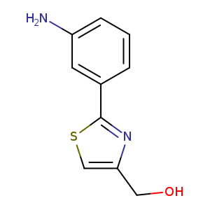 OCc1csc(n1)c1cccc(c1)N
