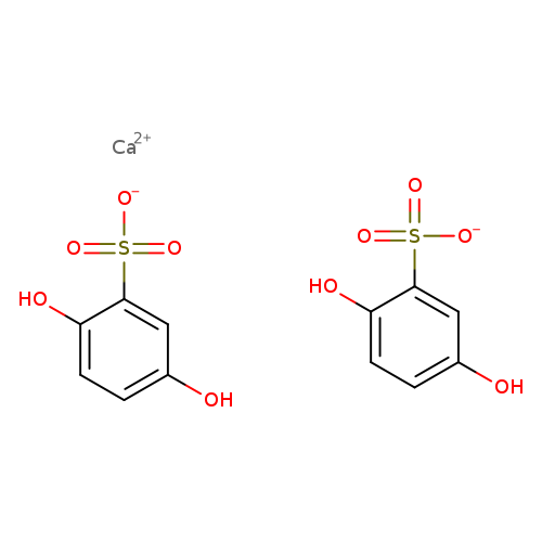 Oc1ccc(c(c1)S(=O)(=O)[O-])O.Oc1ccc(c(c1)S(=O)(=O)[O-])O.[Ca+2]