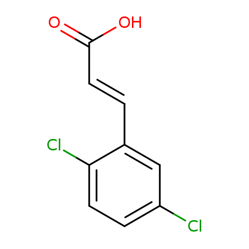 OC(=O)/C=C/c1cc(Cl)ccc1Cl