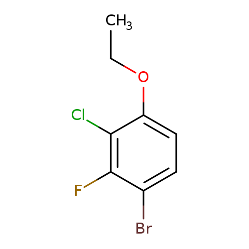 CCOc1ccc(c(c1Cl)F)Br