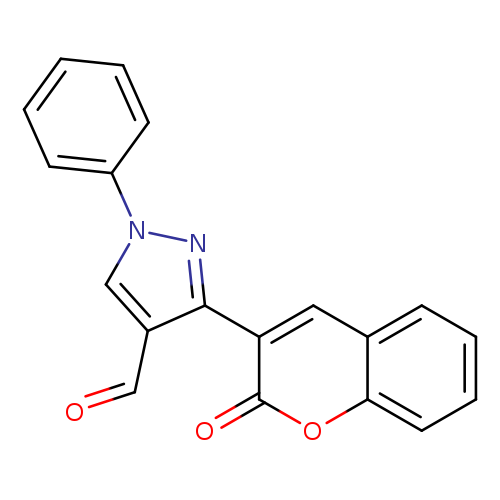 O=Cc1cn(nc1c1cc2ccccc2oc1=O)c1ccccc1