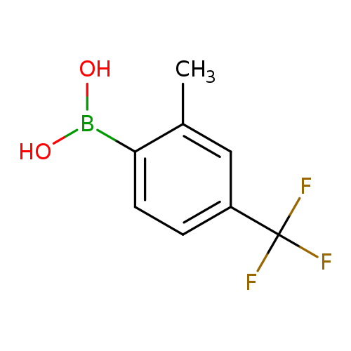 OB(c1ccc(cc1C)C(F)(F)F)O