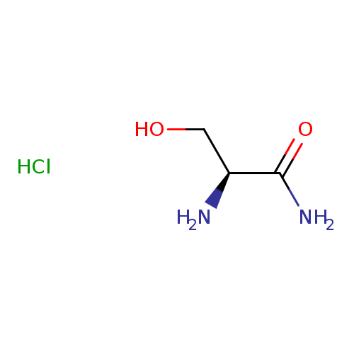 N[C@H](C(=O)N)CO.Cl