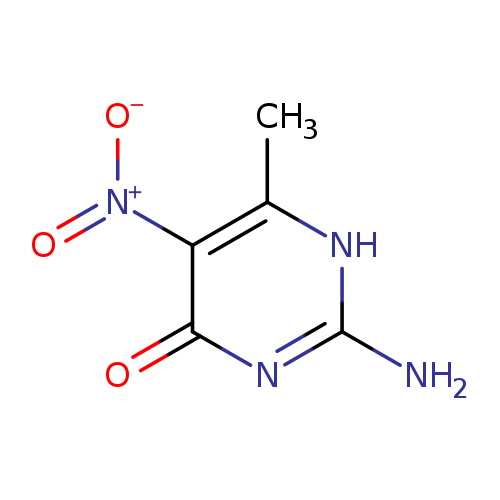 [O-][N+](=O)c1c(C)[nH]c(nc1=O)N