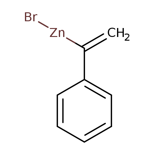 Br[Zn]C(=C)c1ccccc1