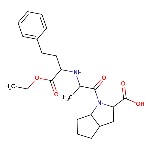 CCOC(=O)C(NC(C(=O)N1C2CCCC2CC1C(=O)O)C)CCc1ccccc1