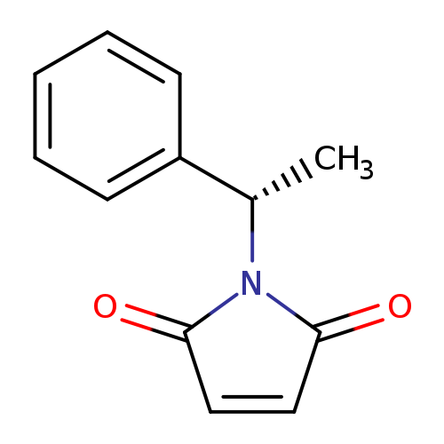 C[C@H](N1C(=O)C=CC1=O)c1ccccc1