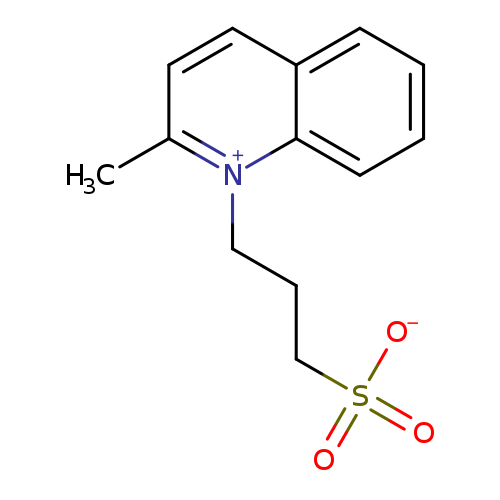 Cc1ccc2c([n+]1CCCS(=O)(=O)[O-])cccc2