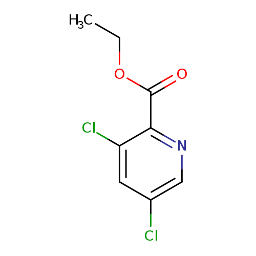 CCOC(=O)c1ncc(cc1Cl)Cl