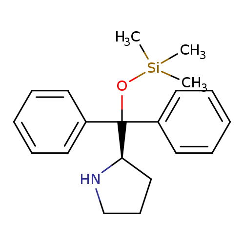 C[Si](OC(c1ccccc1)(c1ccccc1)[C@H]1CCCN1)(C)C