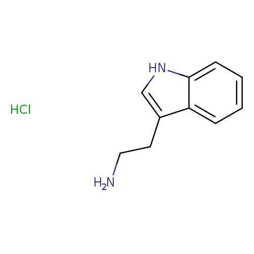 NCCc1c[nH]c2c1cccc2.Cl