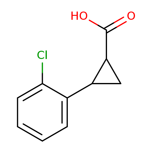 OC(=O)C1CC1c1ccccc1Cl