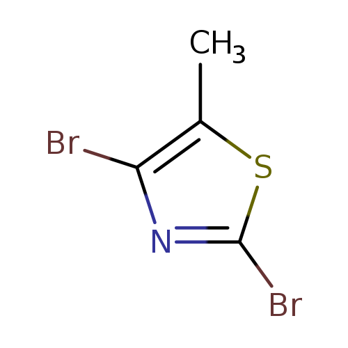 Brc1sc(c(n1)Br)C