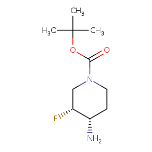 N[C@H]1CCN(C[C@H]1F)C(=O)OC(C)(C)C