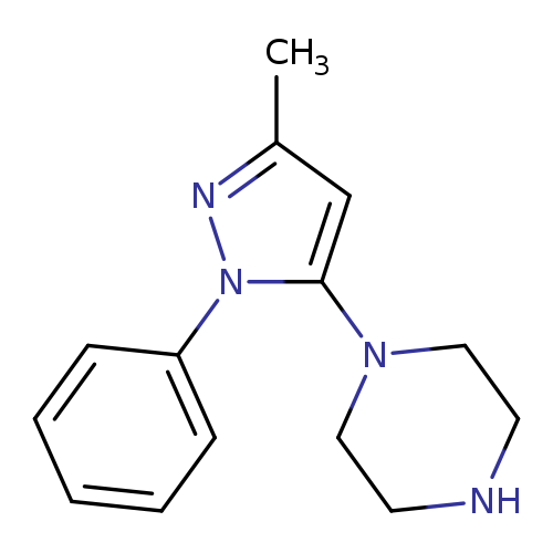 Cc1nn(c(c1)N1CCNCC1)c1ccccc1