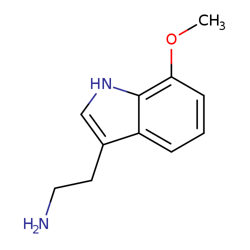 NCCc1c[nH]c2c1cccc2OC