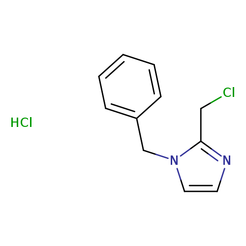 ClCc1nccn1Cc1ccccc1.Cl