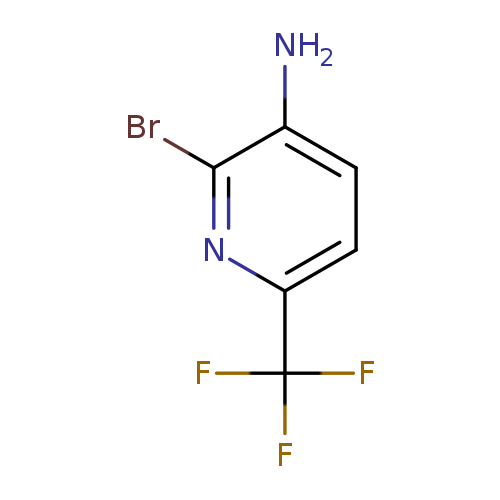 Nc1ccc(nc1Br)C(F)(F)F