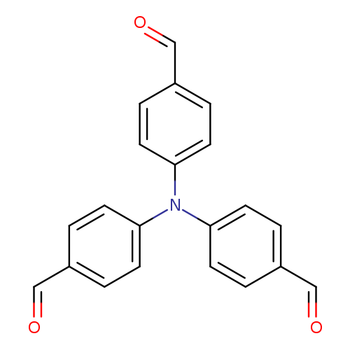O=Cc1ccc(cc1)N(c1ccc(cc1)C=O)c1ccc(cc1)C=O