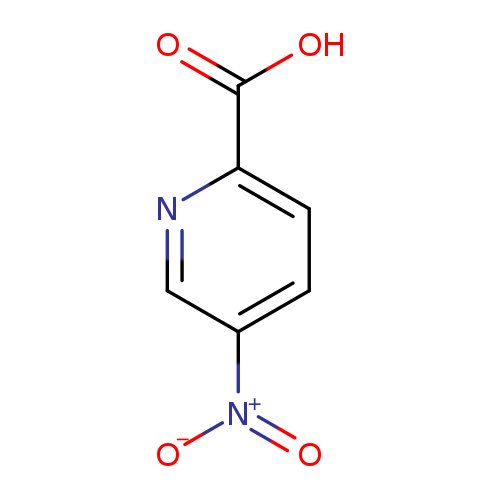 OC(=O)c1ccc(cn1)[N+](=O)[O-]